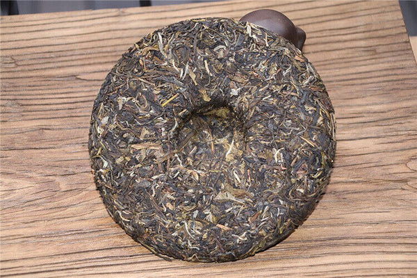 HelloYoung 357g Honey Fragrant Sweet Yunnan Pu'er Tea Raw Tea Jingmai Green Qizi Cake Tea