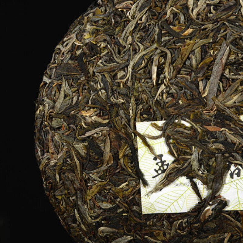 HelloYoung Raw Tea Cakes 357g Pu'er Green Tea Healthy Drink Yunnan Menghai Spring Pu-Erh