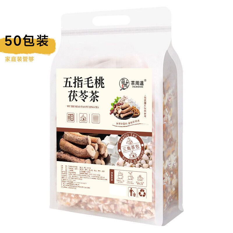 Health Tea Five Fingers Peach and Poria Tea Wu Zhi Mao Tao 250g Triangle Bag Secondary image