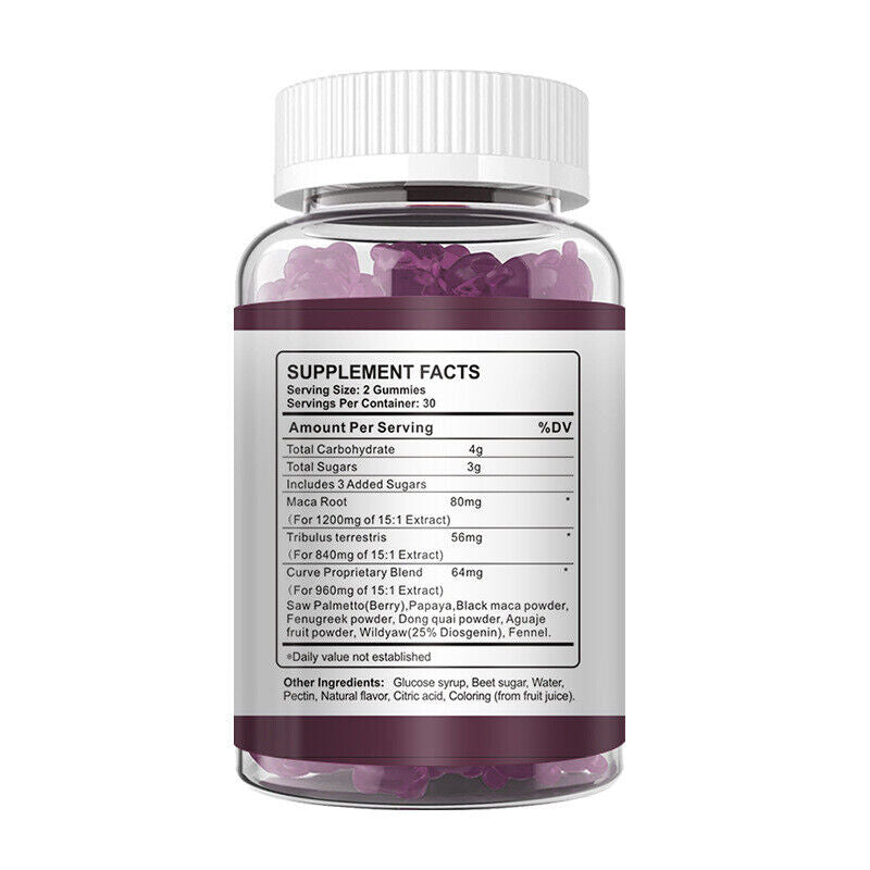 100% Natural Maca Root Plus Butt Firming BBL-Gummies for Butt Hips Enlargement Secondary image
