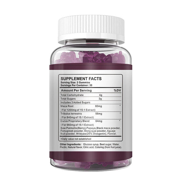 100% Natural Maca Root Plus Butt Firming BBL-Gummies for Butt Hips Enlargement