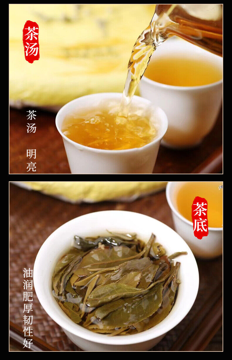 HelloYoung Yunnan Tea Yiwu One Fan Mill 357g Gushu Pu'er Raw Tea Cake