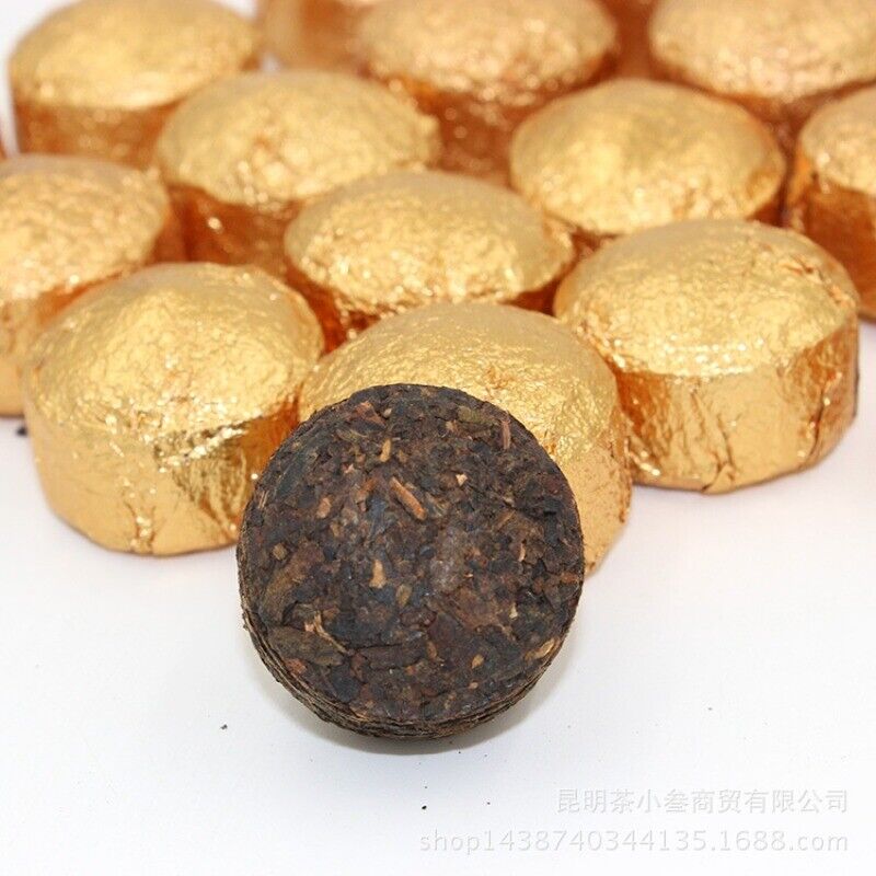 500g Puerh Tea Cooked Original Flavour Small Golden Tuo Cooked Tea Mini Tuo Tea