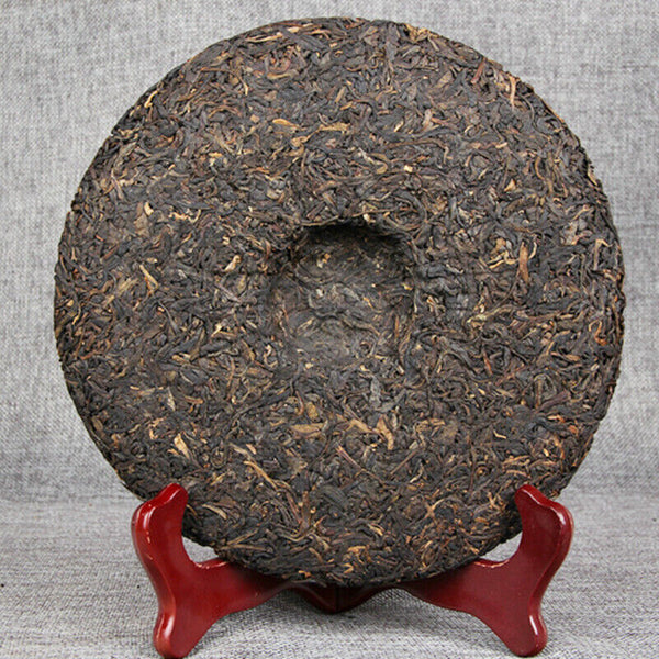 HelloYoung Big Leaf Pu-erh Green Tea Cake Health Care Natural 400g Yunnan Old Pu'er Raw Tea