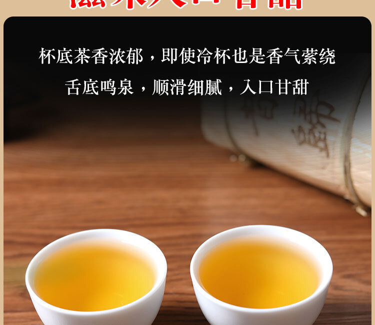 HelloYoung 1000g Yunnan Pu'er Tea Xigui Column Small Dragon Column Mini Bamboo Tube Raw Tea