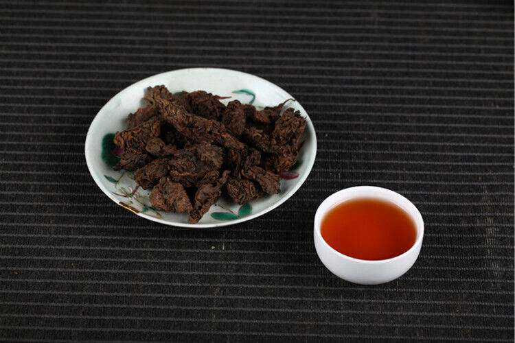 Dark Tea Yunnan Puerh Tea Spring Tea Head Golden Bud Ripe Tea 500g loose tea