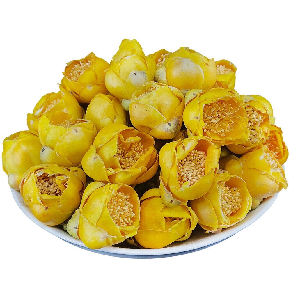 Golden Flower Tea 500g Freeze Dried Premium Natural Dried Flowers in Jar Main image