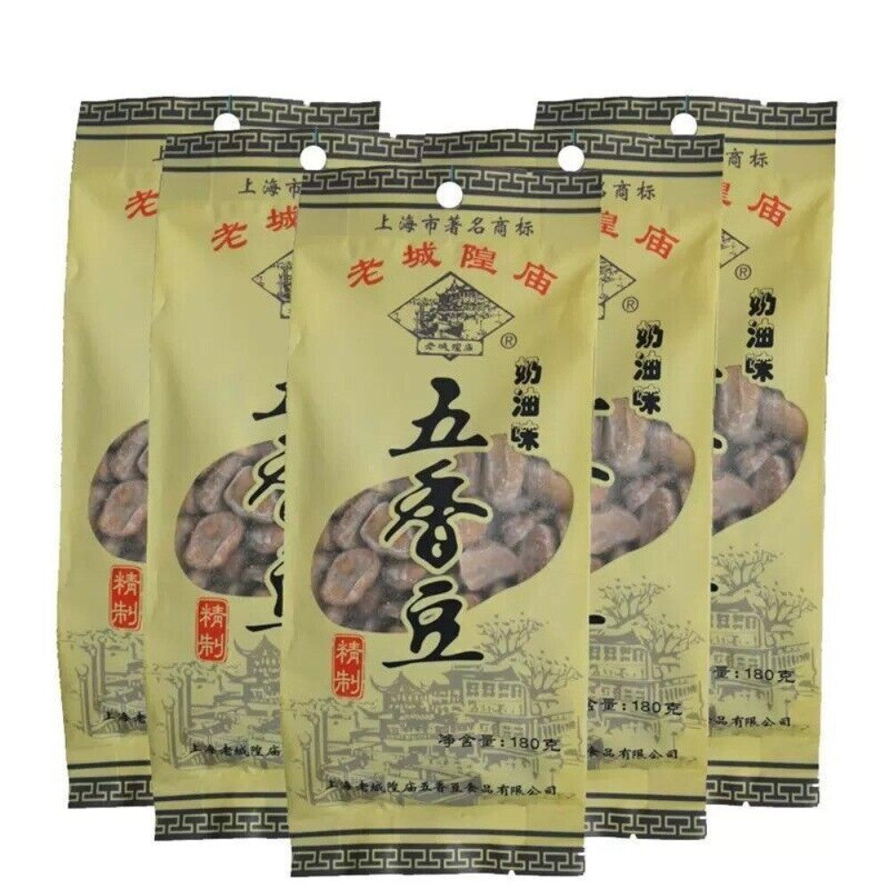 Laochenghuangmiao Cream Spiced Beans 180g 3 Bags Shanghai Snack Main image