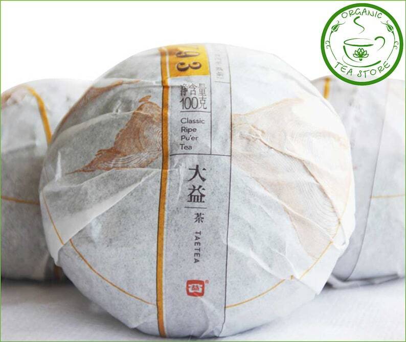 Chinese Puerh Tea Pur-erh  Cake 100g Chinese Tea Ripe Puer Puerh Main image