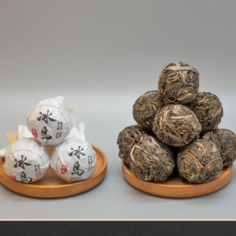 冰岛五寨冰岛龙珠古树普洱茶bingdao Pu'er Tea小沱茶 生普洱早春小粒装云南茶叶 Natural Health China Tea 柔香清甜天然健康