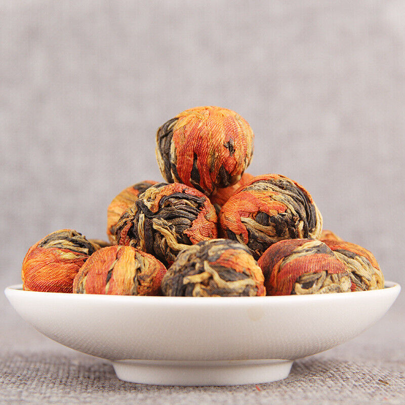 HelloYoung Yunnan Dian Hong Tea Premium Lily Dragon Ball Black Tea Chinese Kung Fu Tea 500g Secondary image