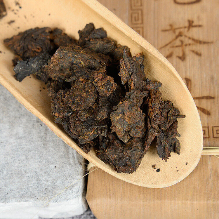 HelloYoung Pu'er Tea Golden Bud Brick 250g Ripe Tea Brick Healthy Drink