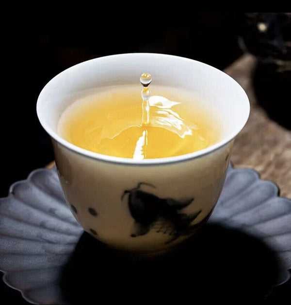 HelloYoung Six Stars Banzhang Peacock Raw Tea Banzhang Raw Tea Pu'er Tea 357g/12.59oz