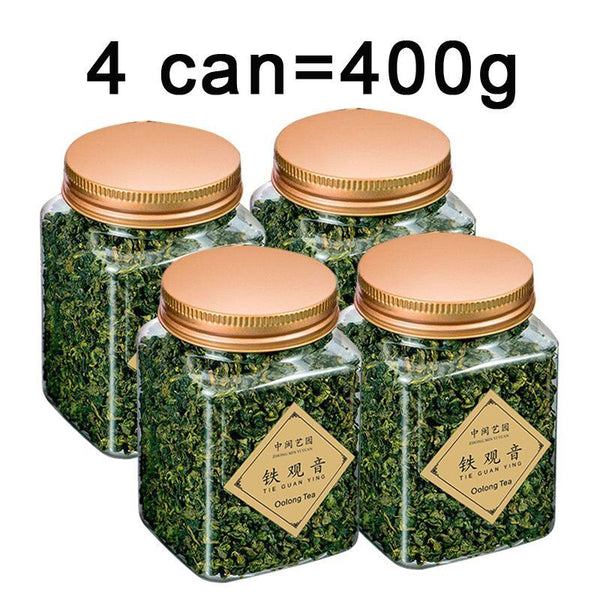 HelloYoung New Oolong Tea Tie guan yin canned Chinese Anxi Tieguanyin Tea Tea 100g