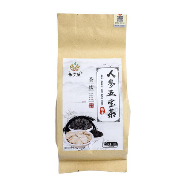 Ginseng Five Treasure Tea for Men with Herb Blend
