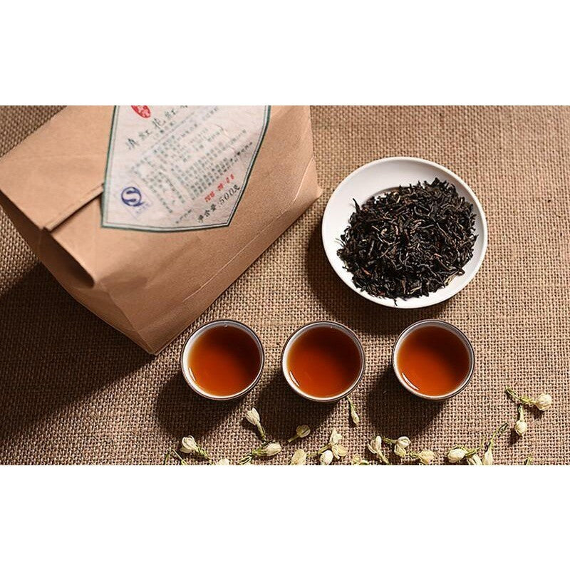 Dianhong Kung Fu Tea Dianhong Black Tea 400g Smoked Jasmine Black Tea In Bulk Main image