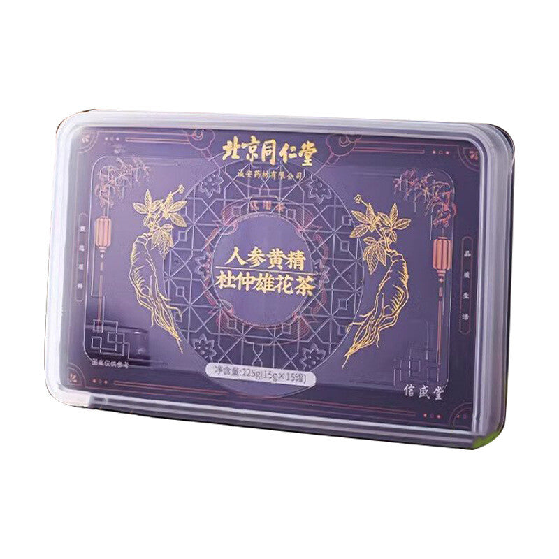 225g Beijing Tongrentang Ginseng Huangjing Eucommia Ulmoides Male Flower Tea