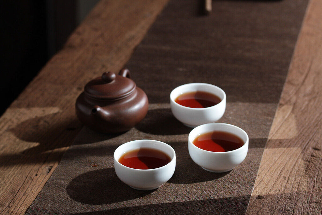 HelloYoung 357g Pu'er Tea Da Shu Cheng Yun Icelandic Ripe Tea Seven Seed Cake