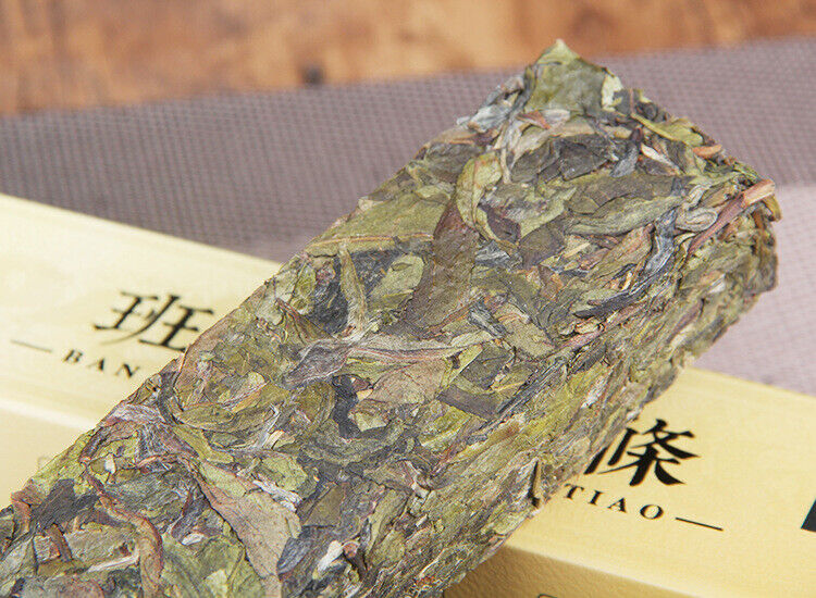HelloYoung Pu'er Raw Tea Banzhang Gold Bar Ancient Tree Tea Yunnan Column Tea 300g