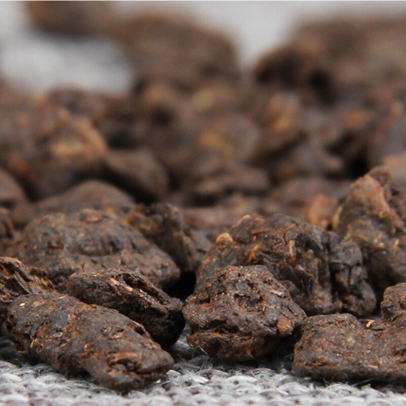 500g Ripe Glutinous Fragrance Fossilize Tea Tin Tea Gift Yunnan Pu-erh Tea Secondary image