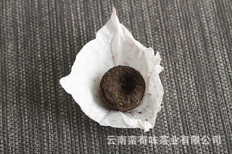 500g Glutinous Rice Fragrance Cooked Tuo (White Cotton) Yunnan Pu'er Tea