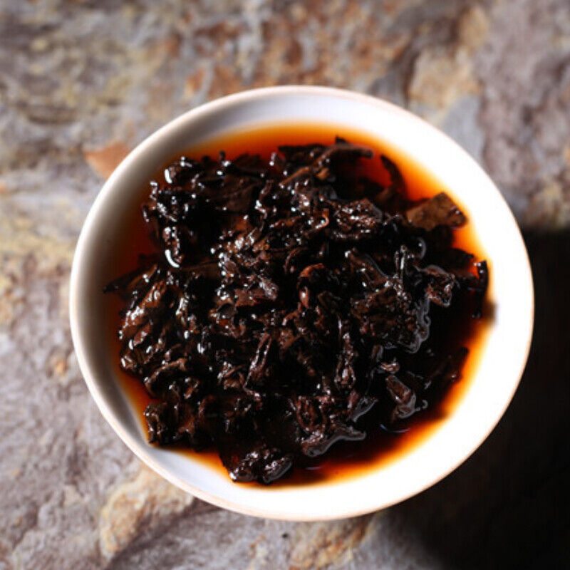HelloYoung Tea Cake Healthy Palace Puerh 357g Top-Grade Pu-Erh Dark Tea Palace Puerh Cooked