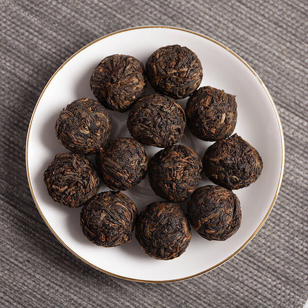 HelloYoung 500g Yunnan Puer Tea Icelandic Ripe Tea Dragon Pearl Small Tuocha Large Tree Tea