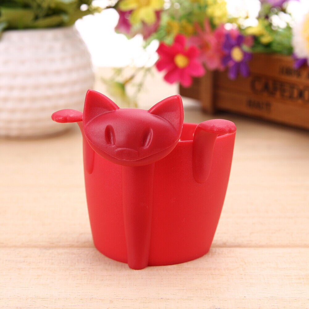 Cartoon Plastic Teabags Filter Coffee Tea Infuser Strainer Drinkware Accessories