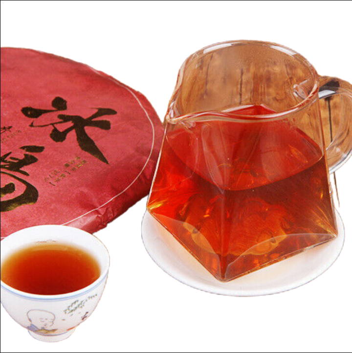 HelloYoung Spring Tea Icelandic arborvitae tea Ripe Pu'er Tea Cake Healthy Tea 357g/12.59oz