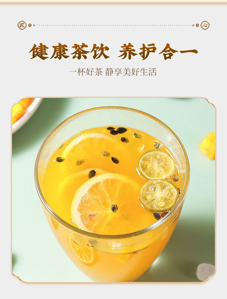 Summer Fruit Tea Lemon Passion Fruit Green Tangerine Herbal Tea