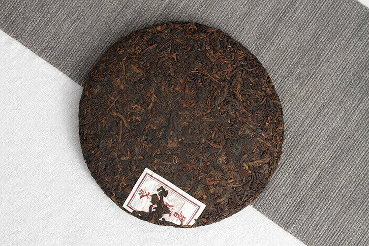 HelloYoung 357g Yunnan Pu'er Tea Banzhang Golden Buds Pu'er Ripe Cake Seven Seeds Cake Tea