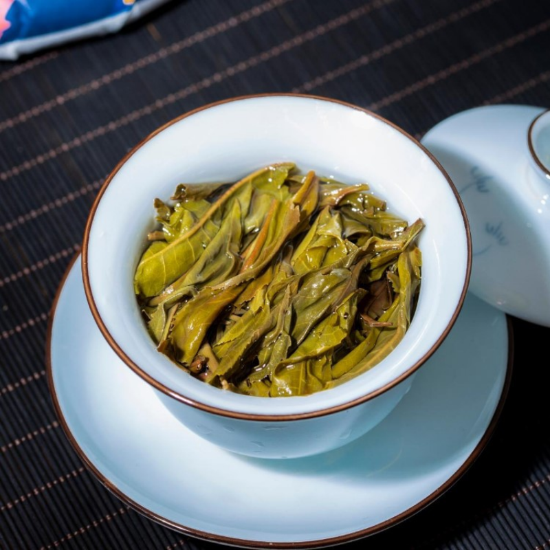 HelloYoung Bent Bow Puerh Tea Raw Tea Cake Yiwu Ancient Tree Spring Tea 357g/12.59oz