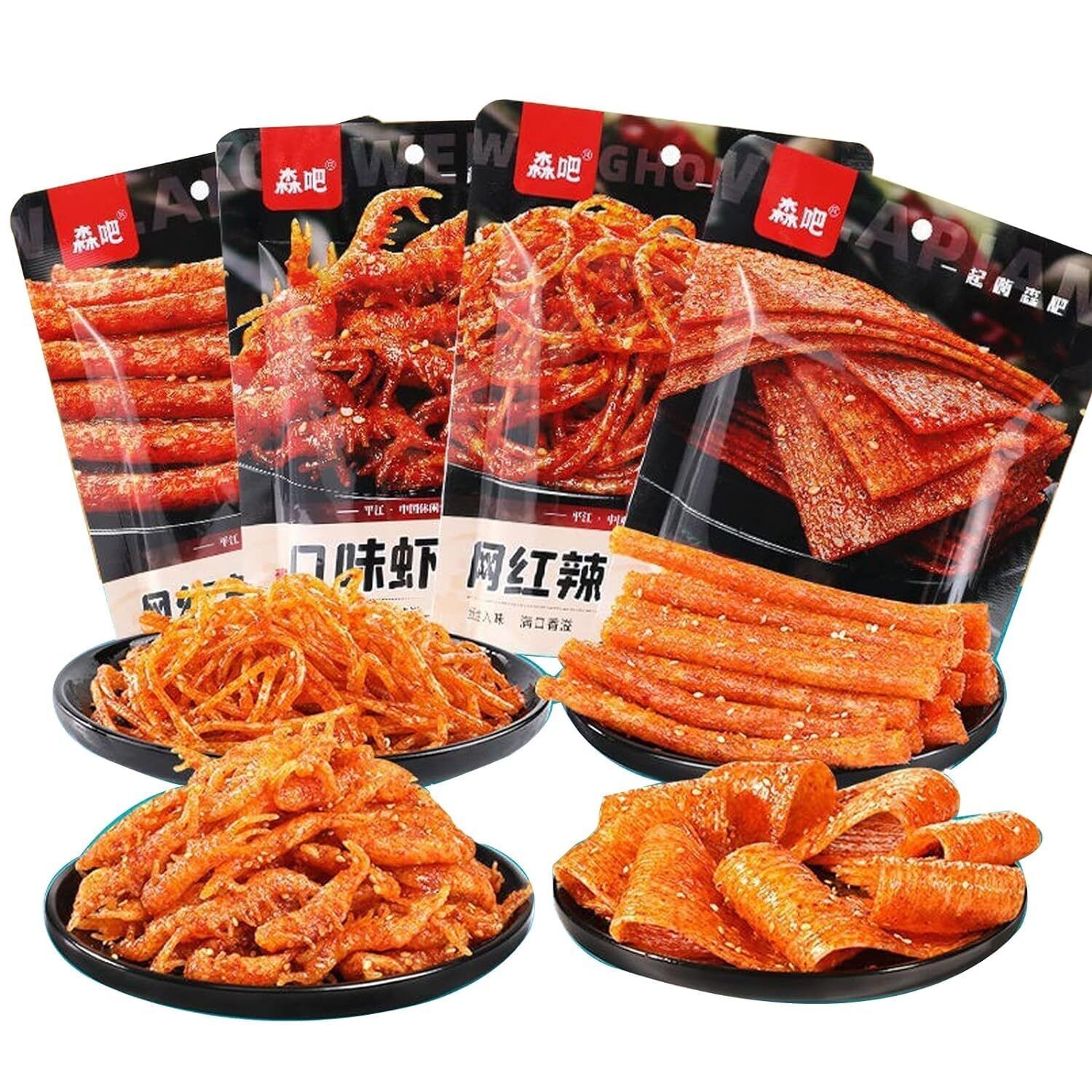 Pikanter Streifen Latiao Snack Chinesische Spezialität Veganer Pikanter Snack Secondary image