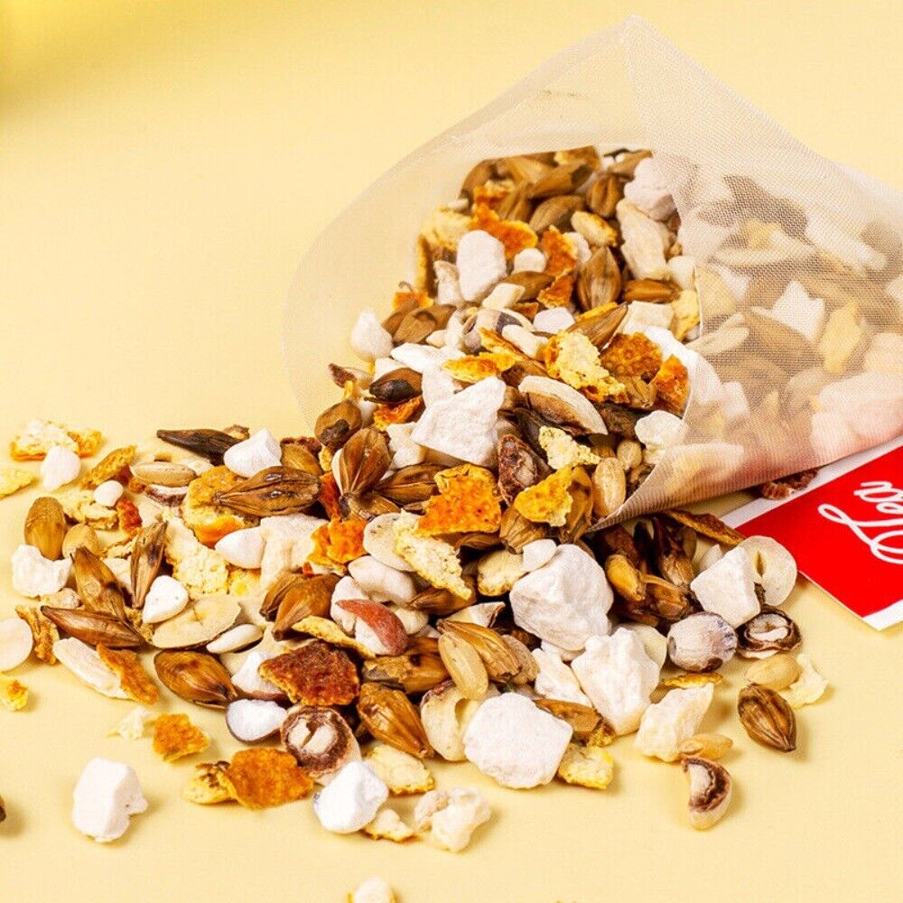 Four Herb Soup Tea Barley Coix Tangerine Poria Yam Lotus Seed Blend Secondary image