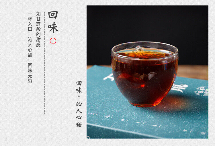 HelloYoung 1kg Anhua black tea hand-built por brick original golden Tianti Fu brick tea