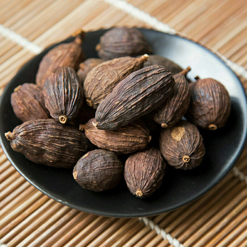 HelloYoung 100g-500g Organic Cardamom Yunnan Seasonings Black Cardamon Smoky Flavour Spices