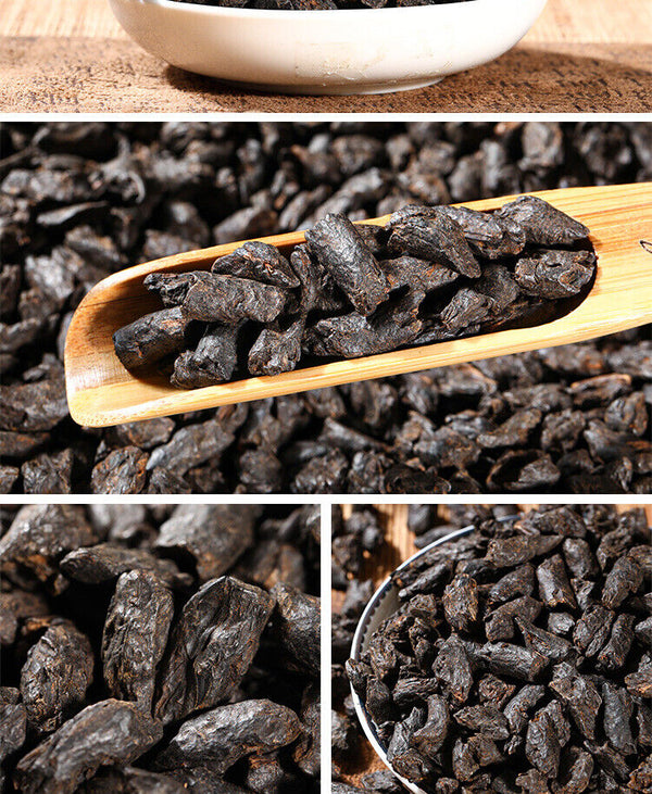 Menghai Old Tea Yunnan Pu'er Tea Glutinous Rice Fragrant Tea Fossil Ripe Tea