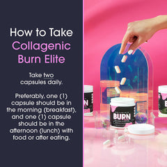 Collagenic Burn Elite, Collagen Peptides Infused Thermogenic Fat Burner