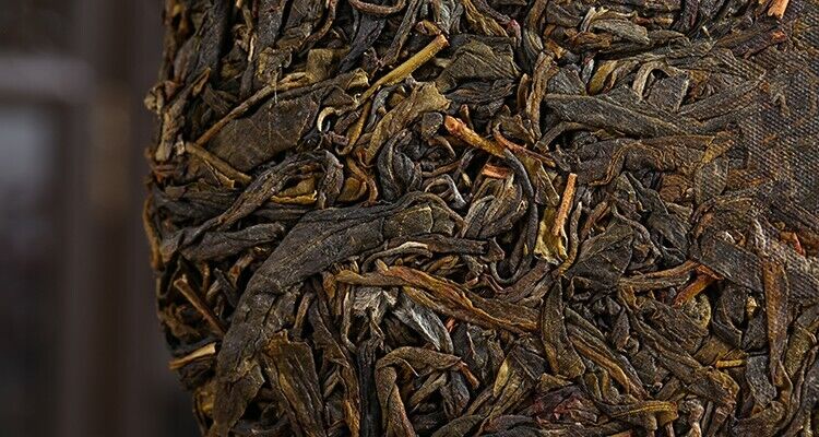 HelloYoung Pu-erh Tea Cake Green Tea Yunnan Menghai Puer Top Chinese Sheng Tea Cha 357g