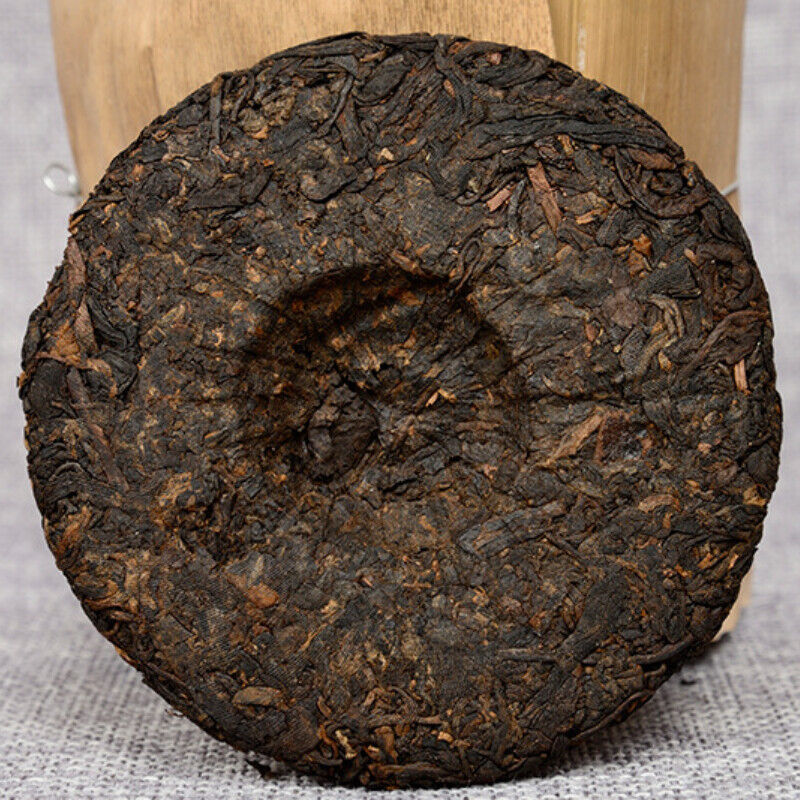 cooked tea cake Bailing Golden Bud cooked cake 100g Natural Pu-Erh Tea