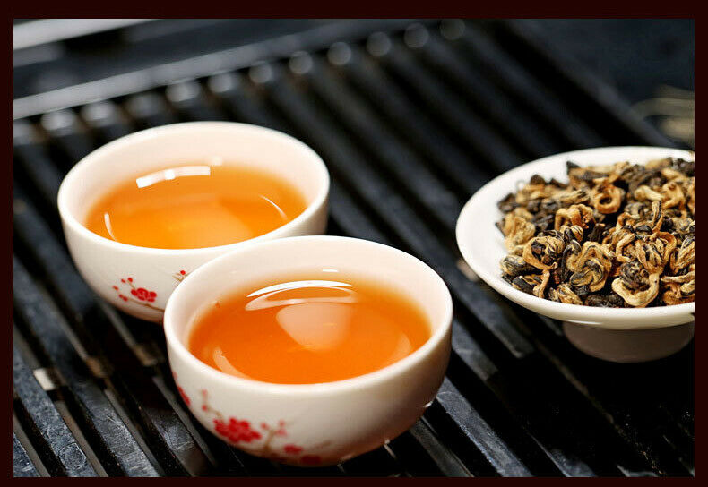 HelloYoung Yunnan Golden Snail Buds "JingLuoYa" Dian Hong Black Tea Chinese Tea Loose Leaf
