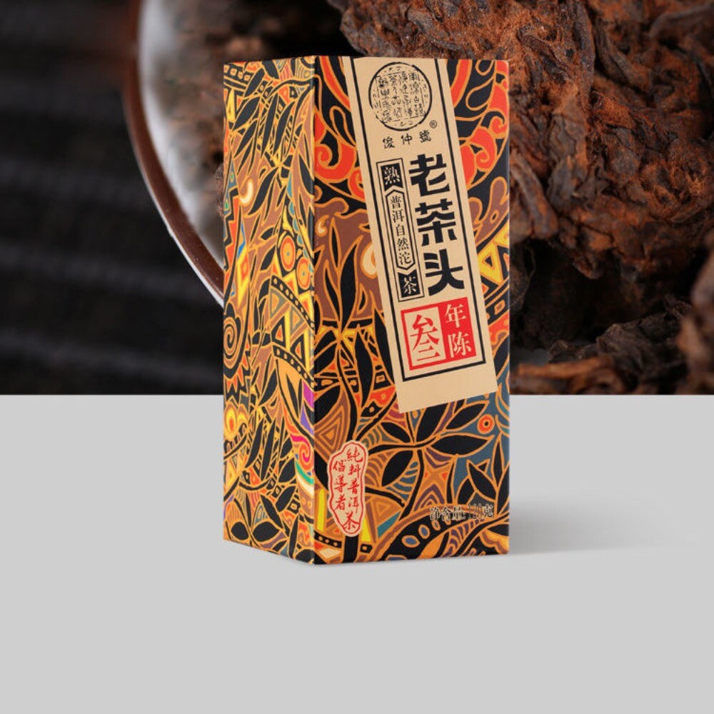 Yunnan 3-Year Aged Ripe Pu-erh Tea Head 120g Natural Tuo Loose Leaf Main image