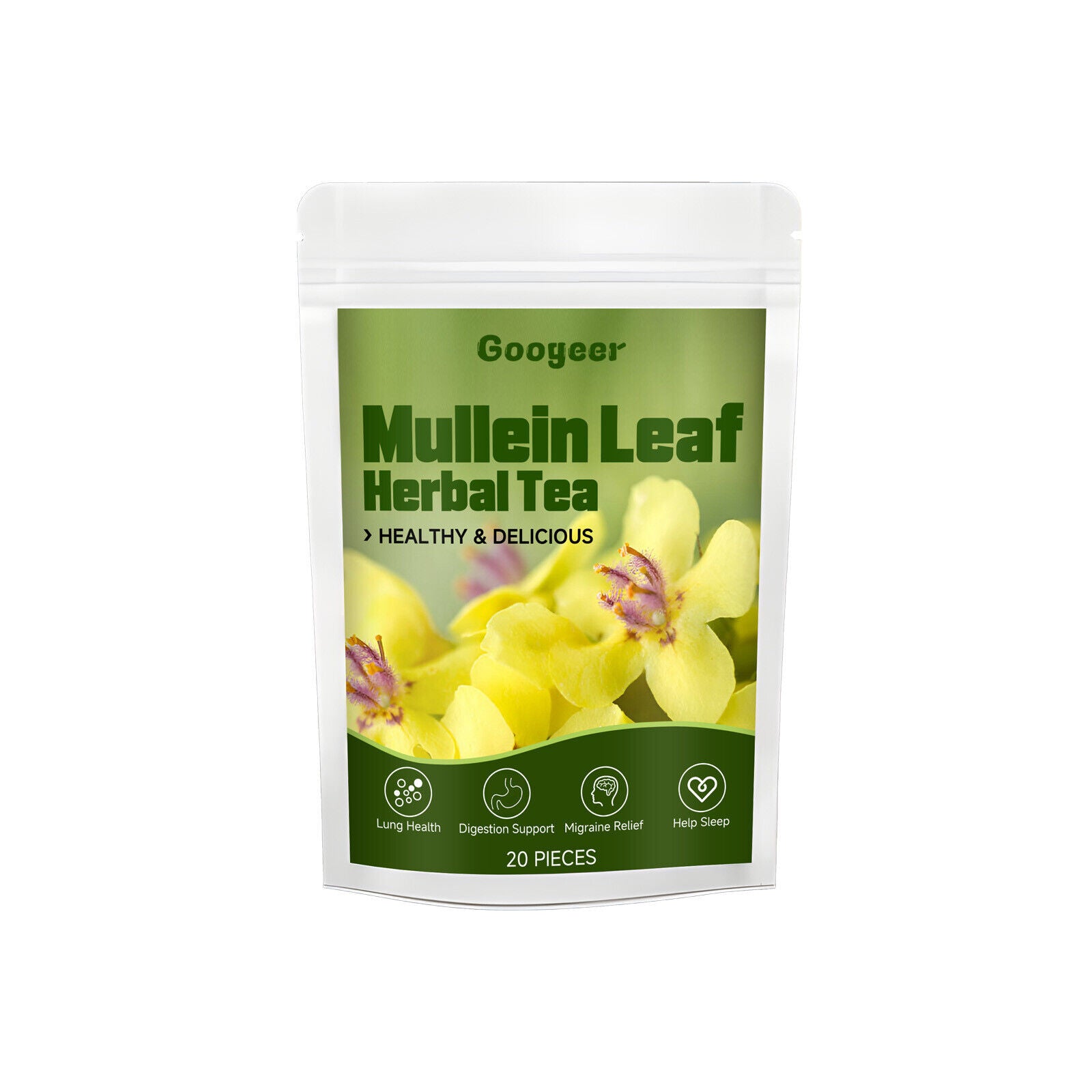 Natural Wellness Tea 20 Pcs/bag (116g) Mullein Leaf Herbal Tea Main image