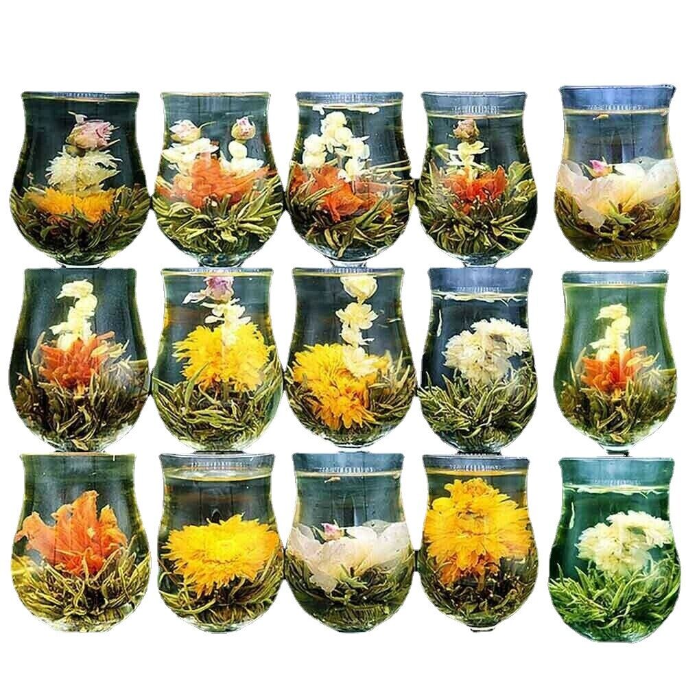 HelloYoung 130g 16 Kinds Of Flower Handmade Blooming Flower Tea Crafts Flowers tea Herbal Main image