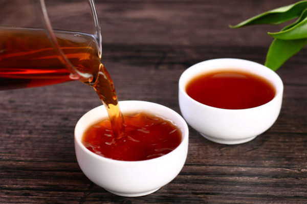 HelloYoung 357g Yunnan Menghai Pu'er Tea Le Xing Xiang Cakes Ripe Tea Cake Pu'er Aged Tea