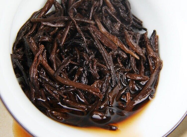 Healthy Qizi Ripe Puerh Tea Cake Golden Single Buds Fermented Tea 357g/12.59oz