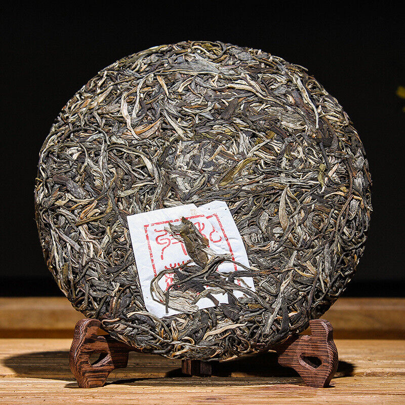 HelloYoung 357g Puerh Raw Tea Cake Pu-erh Raw Tea Cake Yunnan Pu-erh Tea Cake 布朗山老曼峨古树茶 Secondary image