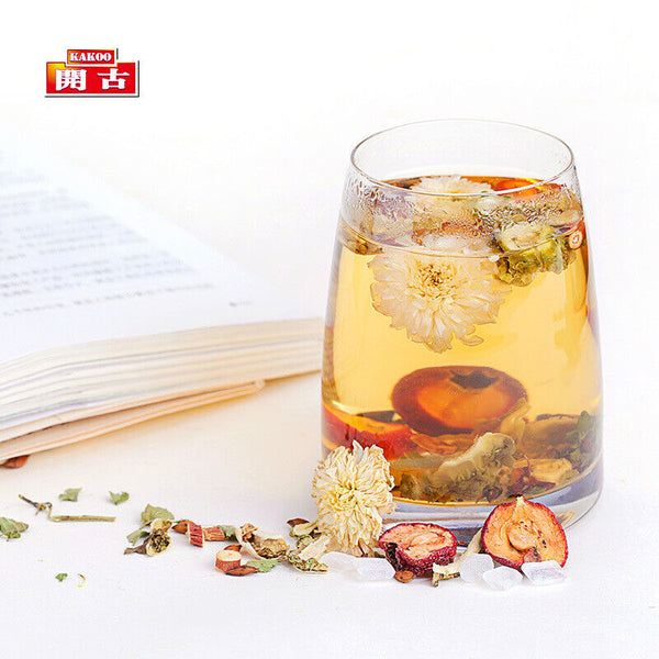 HelloYoung Eight Treasures Bitter Melon Fire Herbal Tea Flower Herb Health Care Bag Tea115g