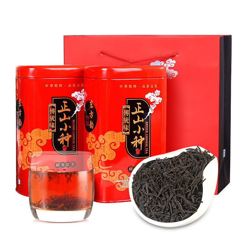 HelloYoung Zhengshan Xiaojiao Black Tea Tongmuguan Tea Strong Aroma Canned Spring Tea 125g Main image
