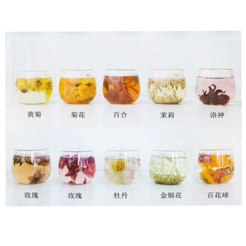 HelloYoung 500g 10 Kinds Chinese Mix Blooming Tea Balls Flowers Premium Flowering Tea Buds